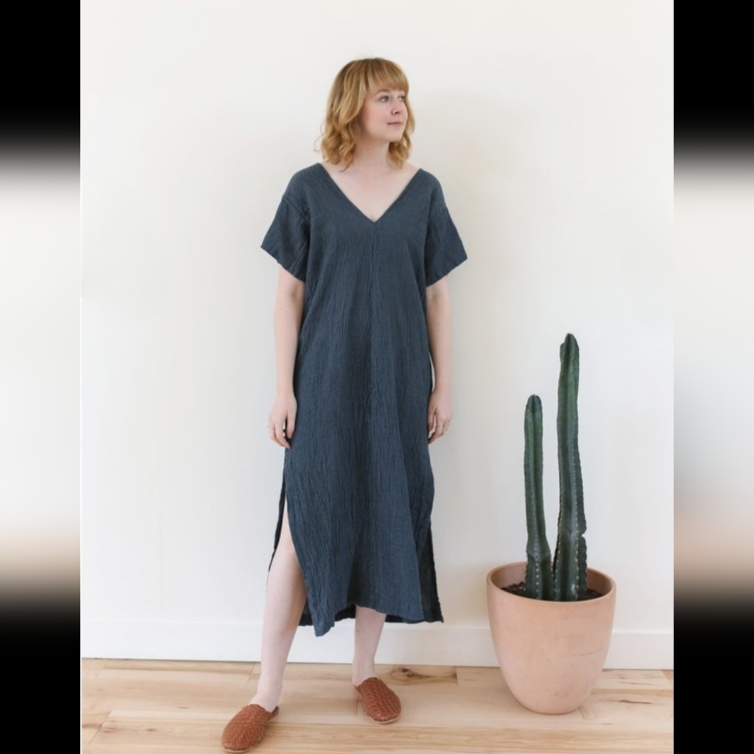 Esby Erin Caftan - Vintage Indigo